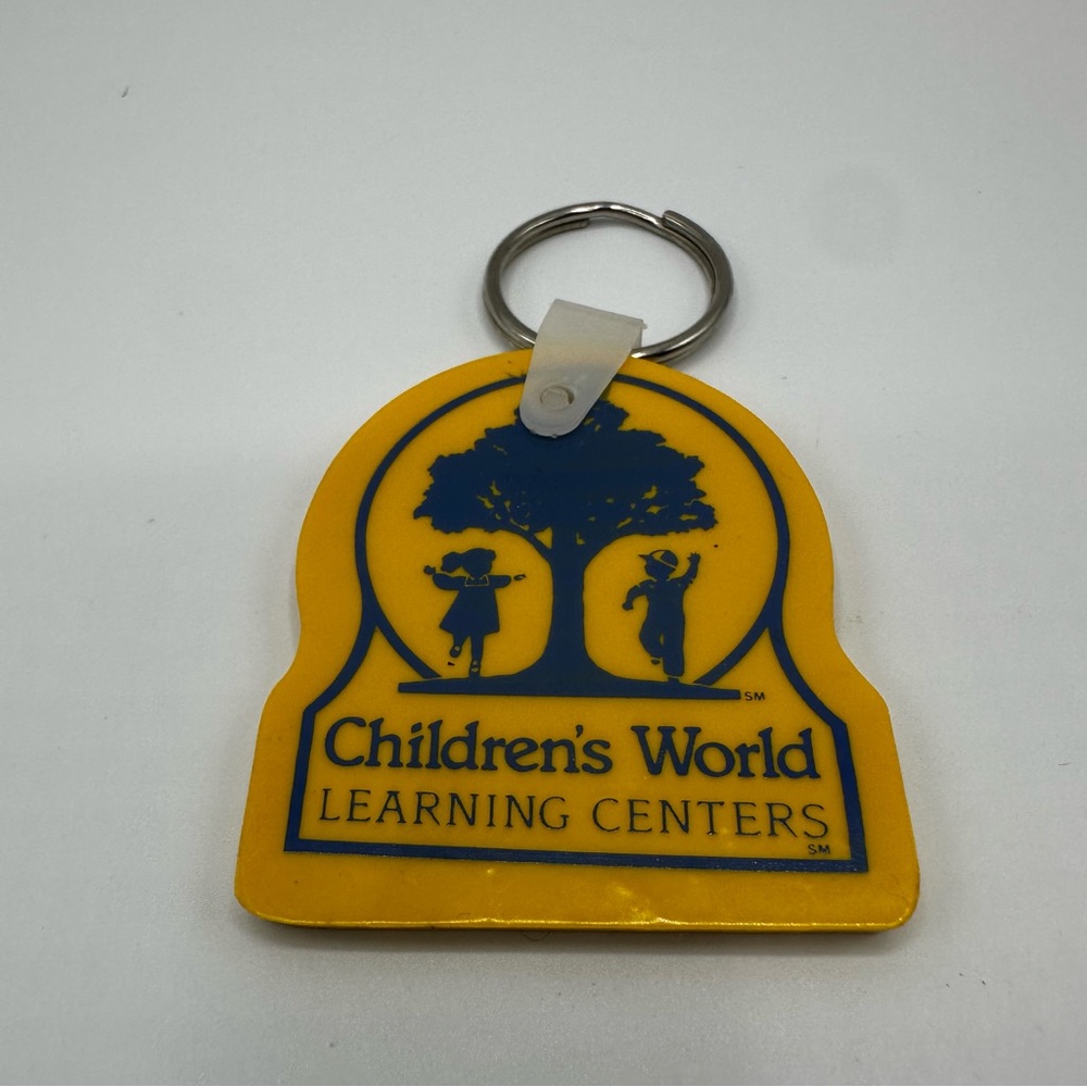 Children’s World Learning Center Yellow Keychain